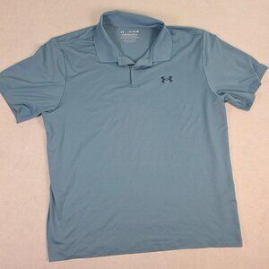 Under Armour XL Blue Performance Polo Loose Fit